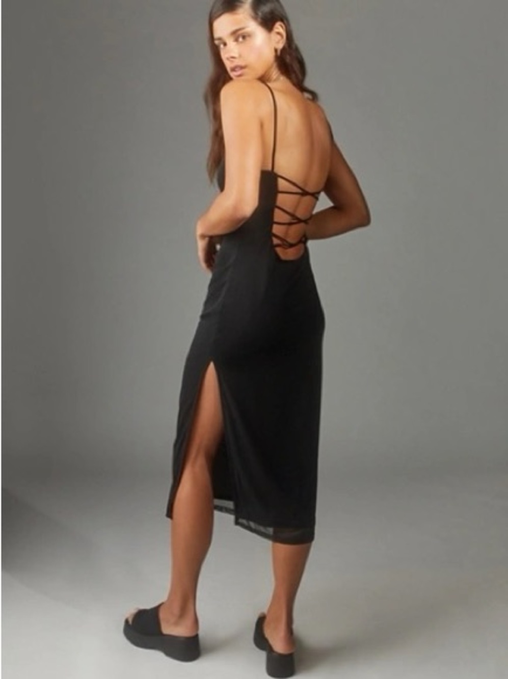 Urban Outfitters Beatrize Strappy-Back Dress